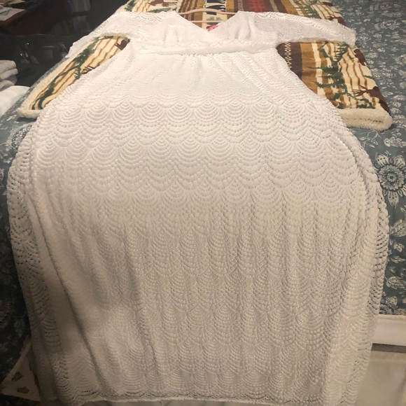 NWT Lily Pultizer Parigi Scalloped She’ll  Lace Maxi Dress XL Resort White - Picture 6 of 9